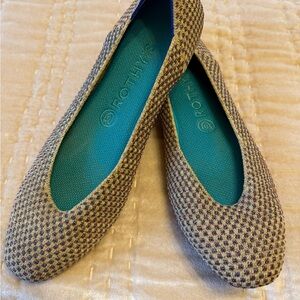 Rothy's Women's Patterned Flats - Blue and Brown